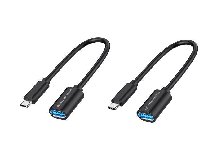 ADATTATORE OTG DA USB-C A USB-A - 2PZ (ABBY11B)