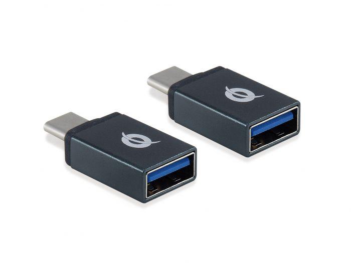 ADATTATORE OTG DA USB-A A USB-C - 2PZ (DONN03G)