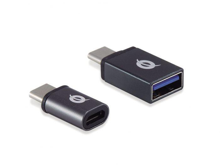 ADATTATORE OTG DA USB-C A USB A/MICROB 2PZ (DONN04G)