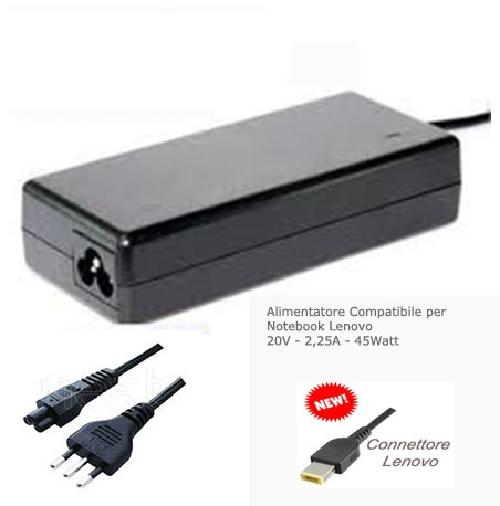 ALIMENTATORE 45W PER NB LENOVO 20V 2,25A (TC-7018)
