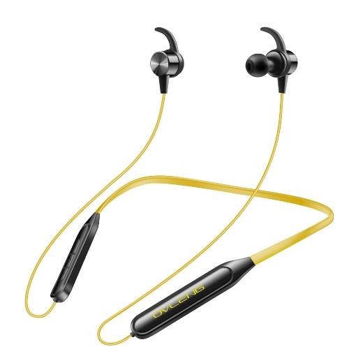 AURICOLARI BLUETOOTH SPORT GIALLI (S18Y)