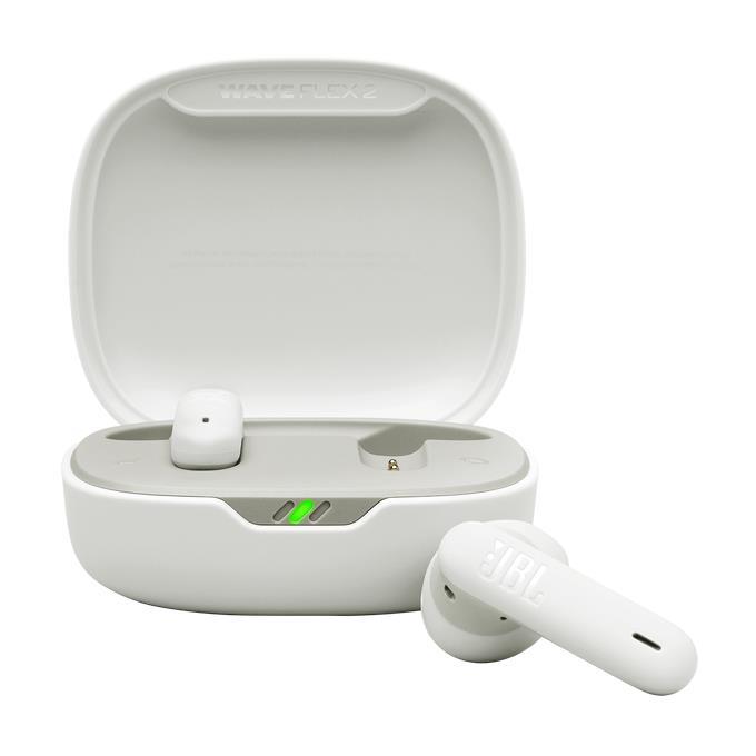 AURICOLARI BLUETOOTH WAVE FLEX 2 + CUSTODIA RICARICA - COLORE BIANCO (JBLWFLEX2WHT)