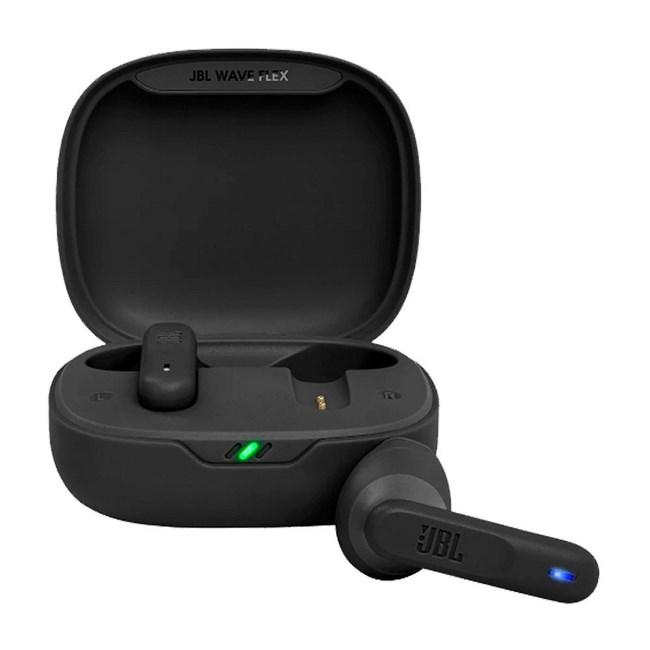 AURICOLARI BLUETOOTH WAVE FLEX + CUSTODIA RICARICA - COLORE NERO (JBLWFLEXBLK)
