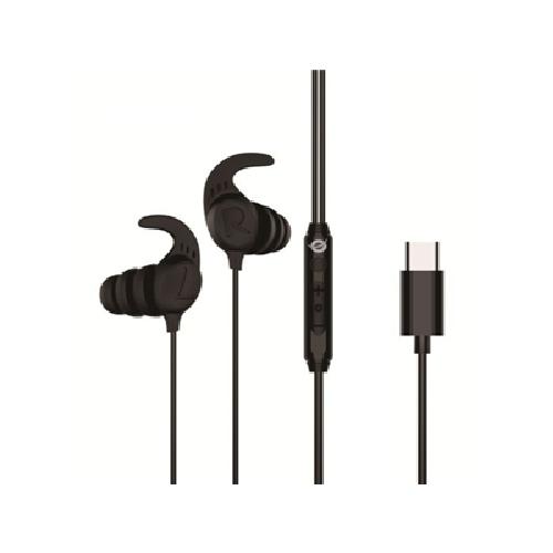 AURICOLARI BRENDAN05B IN-EAR CON CONNETTORE TIPO C - NERO