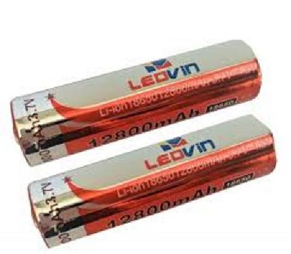 BATTERIA AL LITIO 18650 3,7V 12800MAH 2PZ SENZA POLI (LE-335)