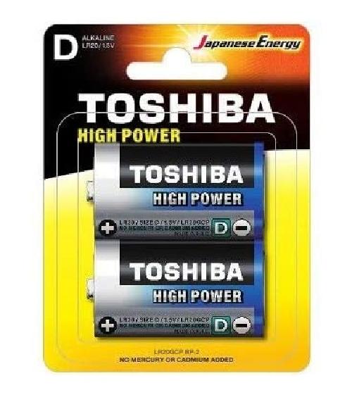BATTERIE ALCALINE TORCIA D LR20 1.5V 2PZ (LR20GCNN-BP2-10)