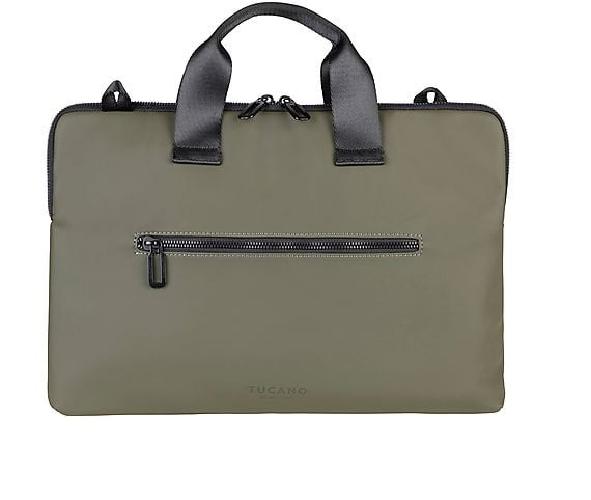 BORSA PER NOTEBOOK 15.6" GOMMO SLIM VERDE MILITARE