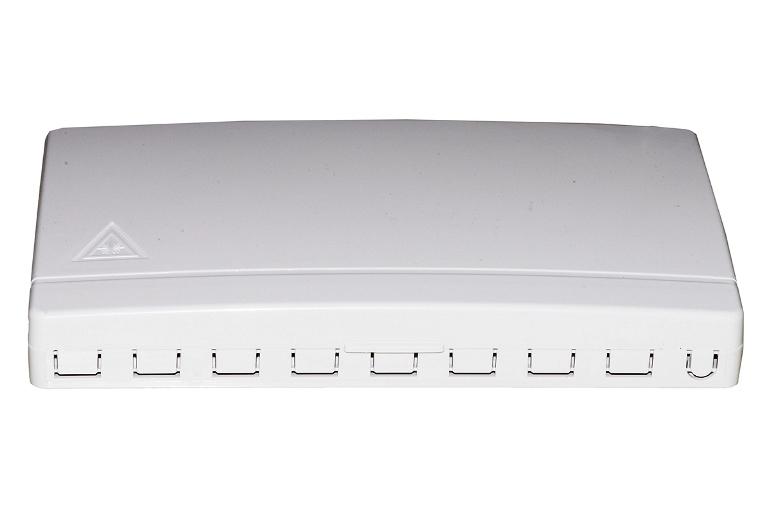 BOX 8 PORTE PER CONNETTORI FIBRA OTTICA SC SIMPLEX O LC DUPLEX PER APPLICAZIONI FTTH (LKBOXFT8)