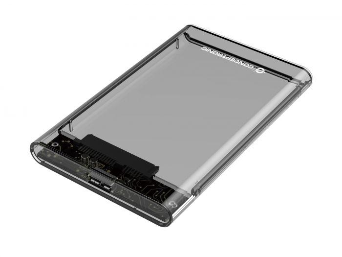 BOX ESTERNO PER HD 2,5" SATA USB 3.0 (DANTE03T) TRASPARENTE