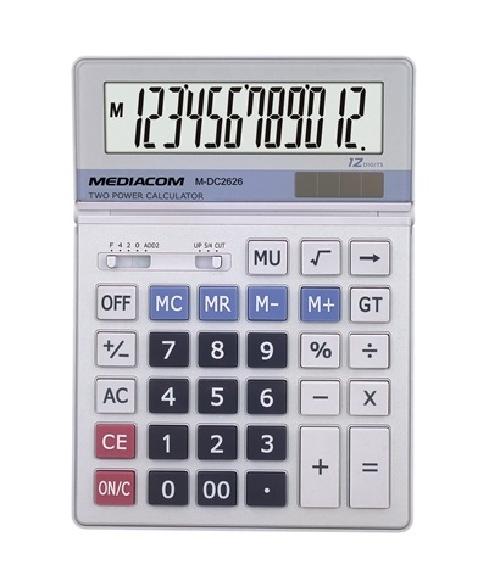 CALCOLATRICE 12 DIGITS DESKTOP DC2626