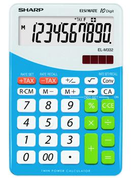 CALCOLATRICE EL M332 BBL (ELM332BBL) CELESTE