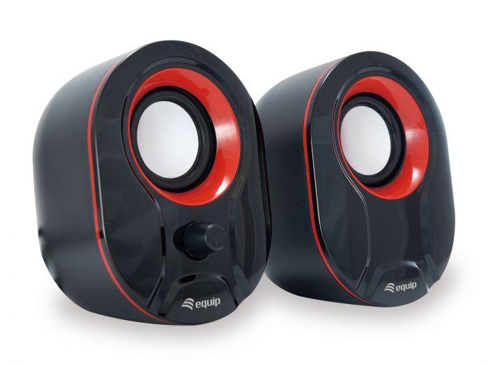 CASSE 2.0 MINI SPEAKER USB - NERO/ROSSO (245332)