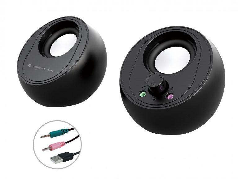 CASSE BJORN01B 2.0 10W 3.5MM/USB NERE