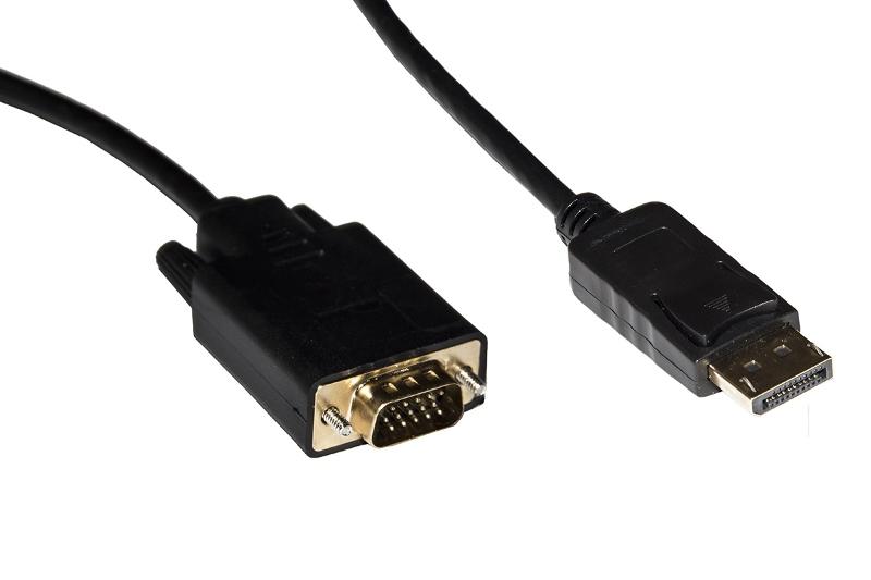 CAVO DISPLAY PORT DP MASCHIO A VGA 15 POLI MASCHIO 1.8MT (LKCDV018)