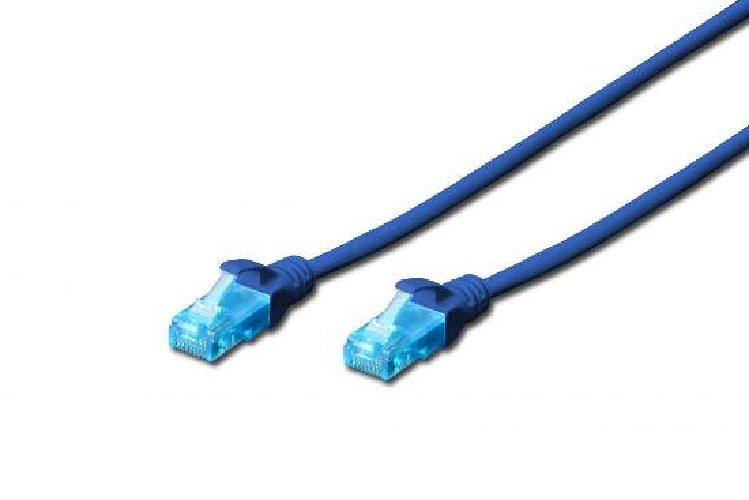 CAVO DI RETE DRITTO NON SCHERMATO CAT.5E 3 MT BLU (DK1512030B)