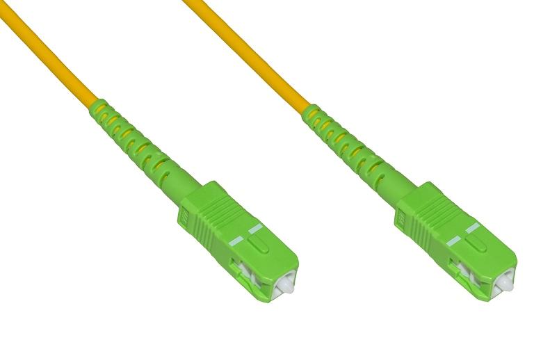 CAVO FIBRA OTTICA APC SC A APC SC SINGLEMODE SIMPLEX MT.1 (LKSCSCAPCS1)