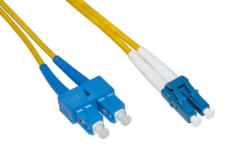 CAVO FIBRA OTTICA LC A SC SINGLEMODE DUPLEX OS2 MT.1 (LKLCSC901)