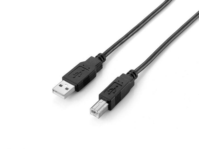 CAVO USB 2.0 TYPE-A A TYPE-B 3M NERO (128861)
