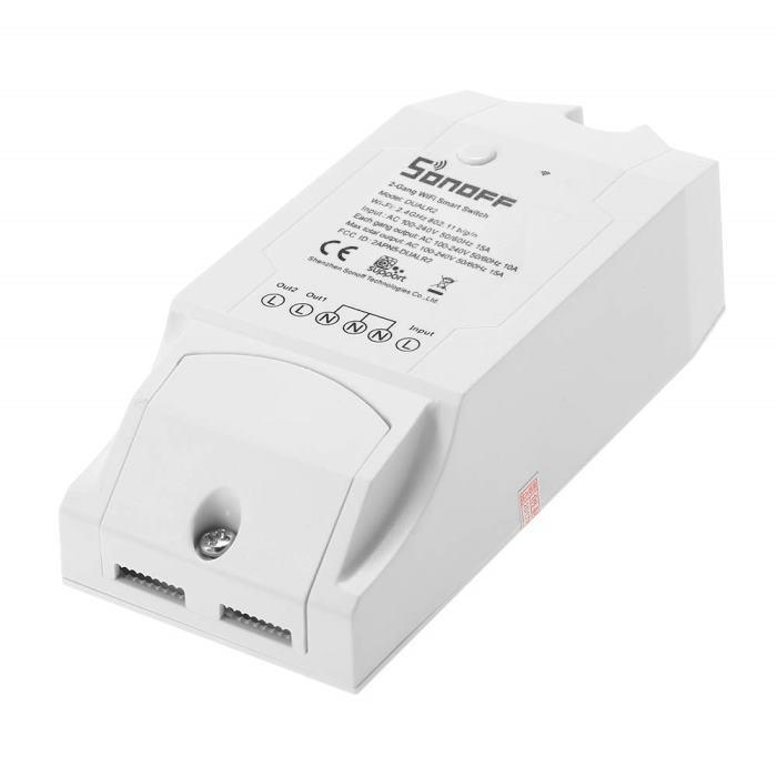 SWITCH INTERRUTTORE/DEVIATORE SMART DUAL R2 2CH 2 CANALI WIFI (DUAL 2)