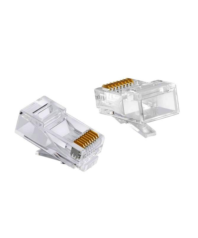 CONNETTORE PLUG RETE RJ45 8P CAT.6 UTP (CONF. 50PZ) SN21406