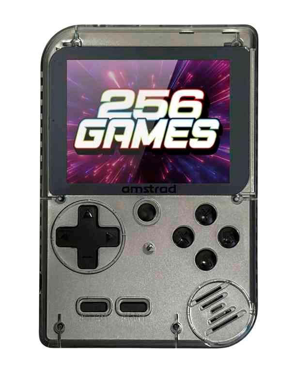 CONSOLE DI GIOCO PORTATILE ARGENTO (GC 256W)