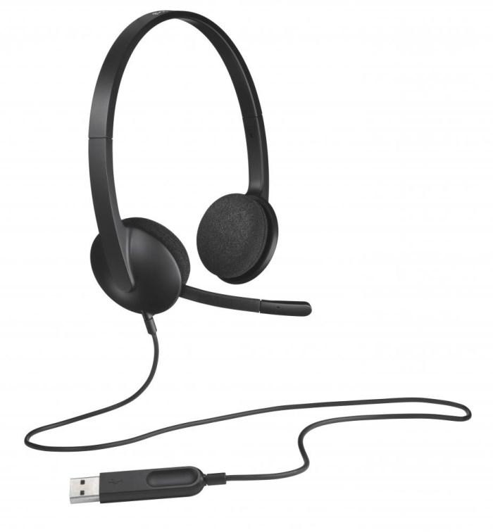 CUFFIA CON MICROFONO H340 (981-000475) USB