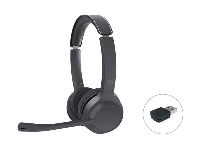 CUFFIE MICROFONO POLONA04BA BLUETOOTH CON ADATTATORE AUDIO USB