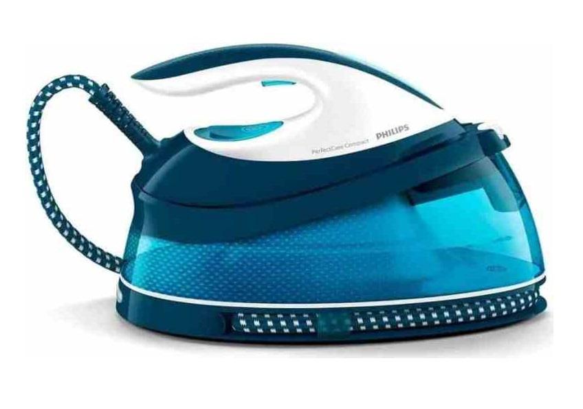 FERRO DA STIRO CON CALDAIA PERFECTCARE COMPACT GC7842/40 BIANCO/PORPORA