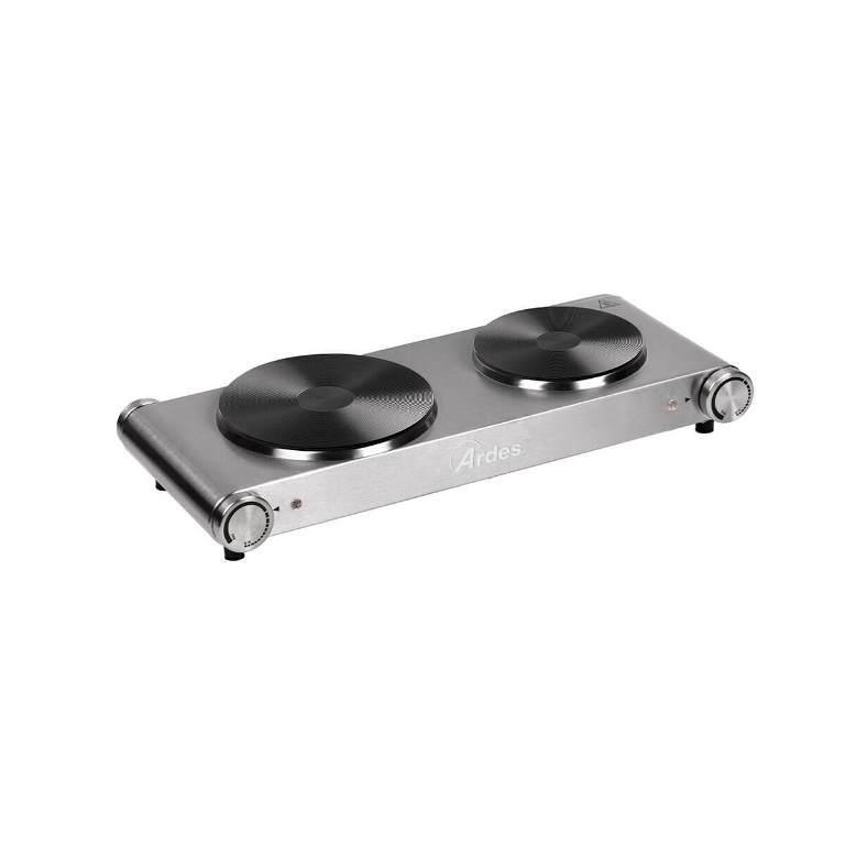 FORNELLO ELETTRICO HOBINOX DUO ARFOEL02 – 2 PIASTRE DIAMETRO 18.8/15.5CM - 1500+1000W