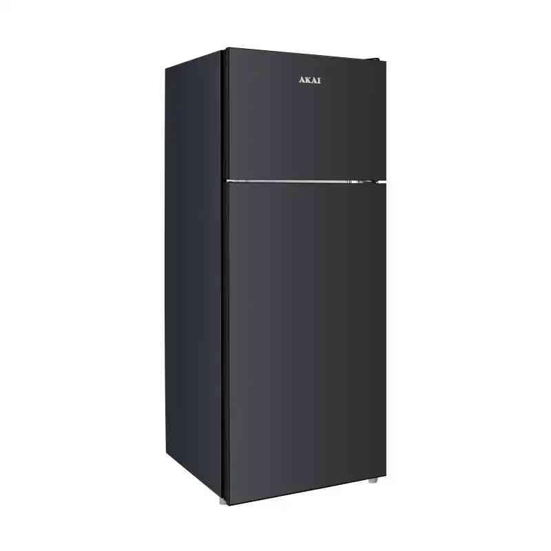 FRIGORIFERO DOPPIA PORTA GLASS242KBL 208LT NERO
