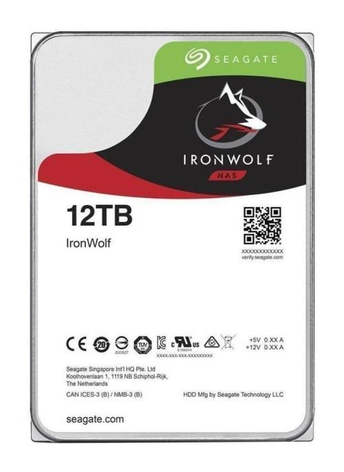 HARD DISK 12 TB IRONWOLF SATA 3 3.5" NAS (ST12000VN0008)
