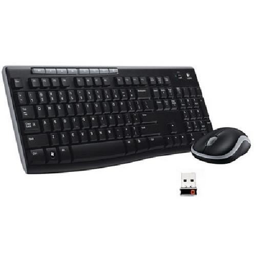 KIT MK270 TASTIERA + MOUSE WIRELESS NERA
