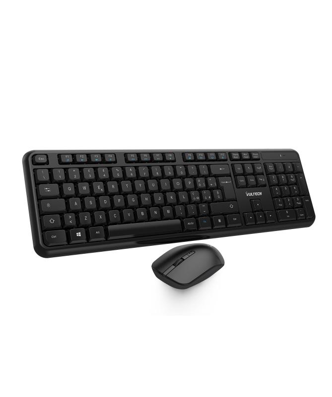 KIT TASTIERA E MOUSE KM-811W WIRELESS NERA