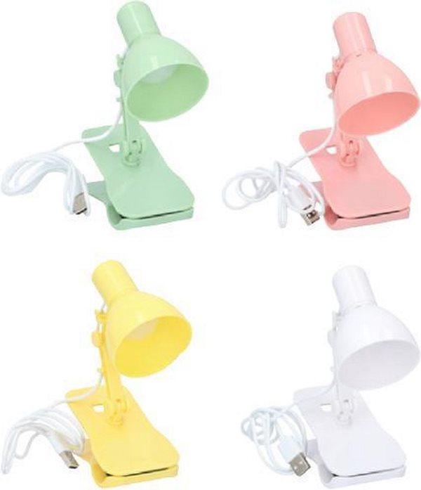 LAMPADA DA LETTURA USB A 3 LED (16964) GIALLO