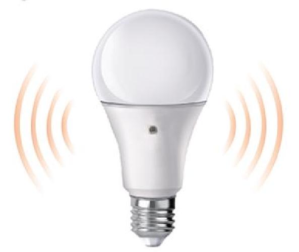 LAMPADA LED GOCCIA A60 E27 9W 3000K LUCE CALDA - SENSORE CREPUSCOLARE (FLA60S9W30K27)