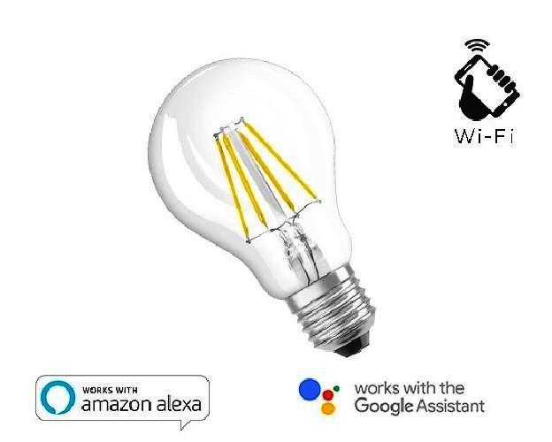 LAMPADA LED SMART EE-7WE27 BIANCO E27 CCT DIMMERABILE WIFI - ALEXA E GOOGLE HOME