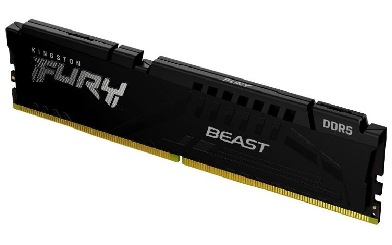 MEMORIA DDR5 16 GB FURY BEAST PC6000 MHZ (1X16) (KF560C36BBE2-16)