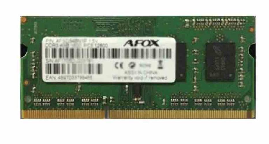 MEMORIA SO-DDR3 8 GB PC1600 MHZ (1x8) (AFSD38BK1P)
