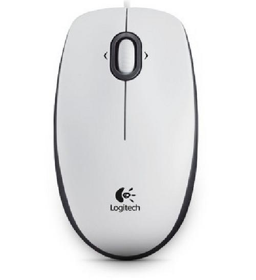 MOUSE OTTICO B100W BIANCO USB (910-003360)
