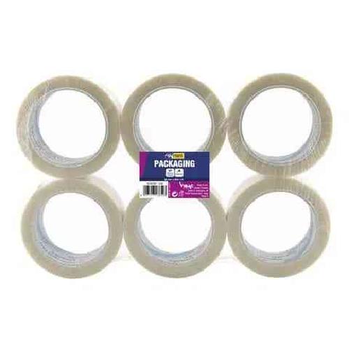 NASTRO ADESIVO 50MM X 66MT IN PPL - SYLENE - TRASPARENTE (6 PEZZI)
