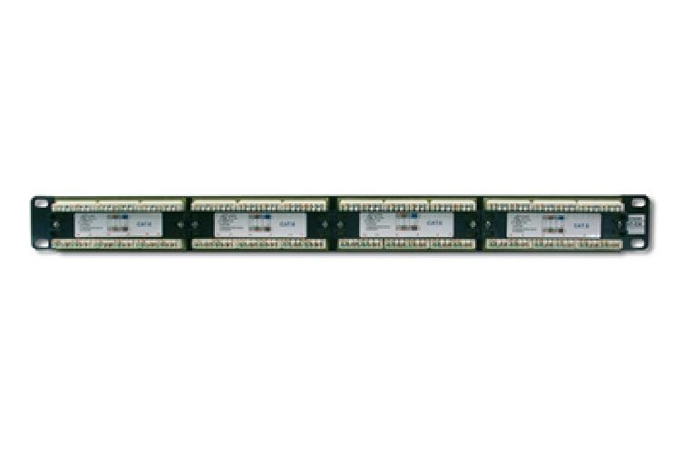 PANNELLO PATCH 24 PORTE RJ45 1U UTP CAT. 6(DN91624U)