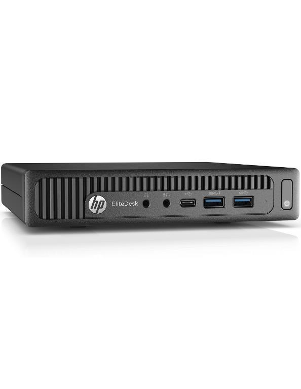 PC ELITEDESK 800 G2 TINY INTEL CORE I5-6 GEN 8GB 256GB SSD WINDOWS 10 PRO COA - RICONDIZIONATO - GAR. 6 MESI