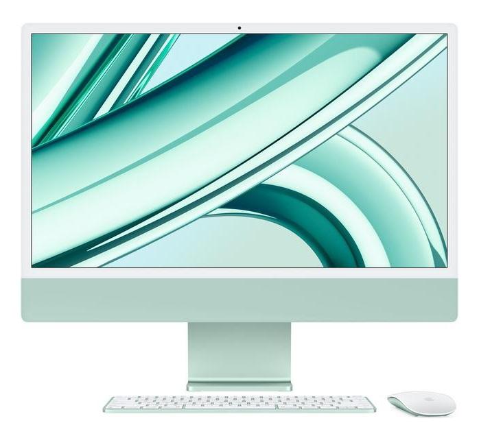 PC IMAC 23.5" 2023 ALL IN ONE M3 10-CORE 8GB 512GB SSD MAC OS VERDE (MQRP3D/A)