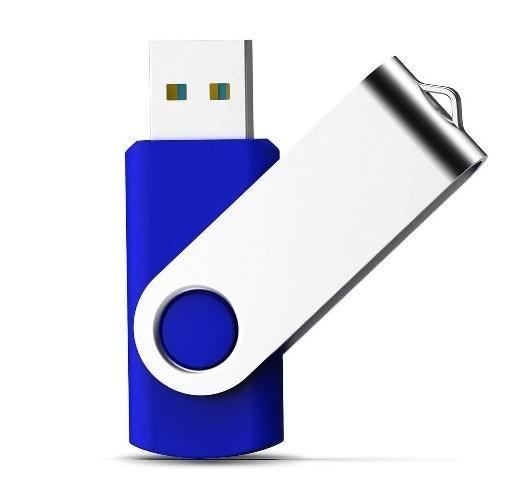 PEN DRIVE 16 GB BLU BULK - IDEALE PER SERIGRAFIA - USB