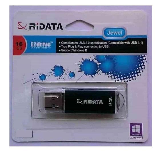 PEN DRIVE 16 GB JEWEL BLACK USB 2.0 NERO