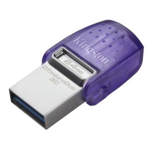 PEN DRIVE 64 GB KINGSTON DUAL USB-A USB-C DTMICRODUO 3C DTDUO3CG3/64GB