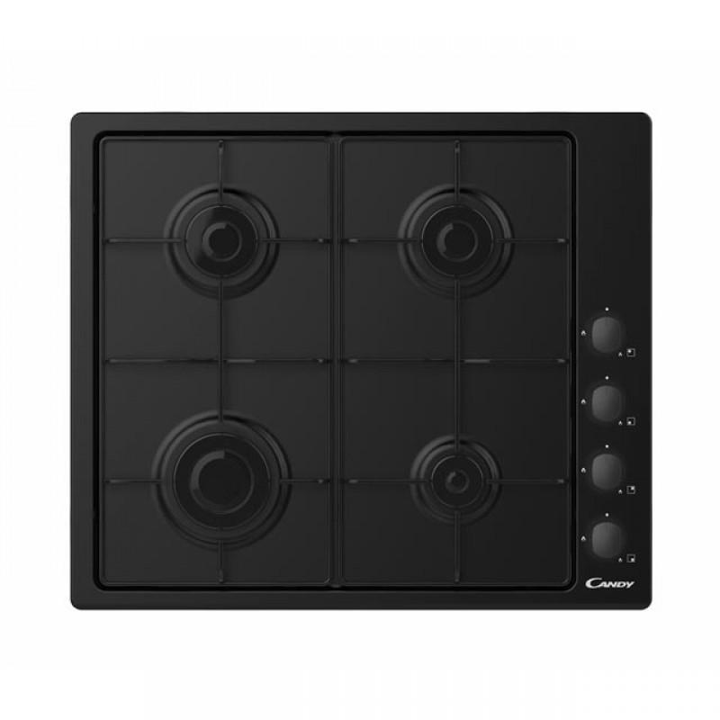 PIANO COTTURA A GAS CON COMANDI LATERALI 60CM - 4 FUOCHI - NERO (CHW6LBB)