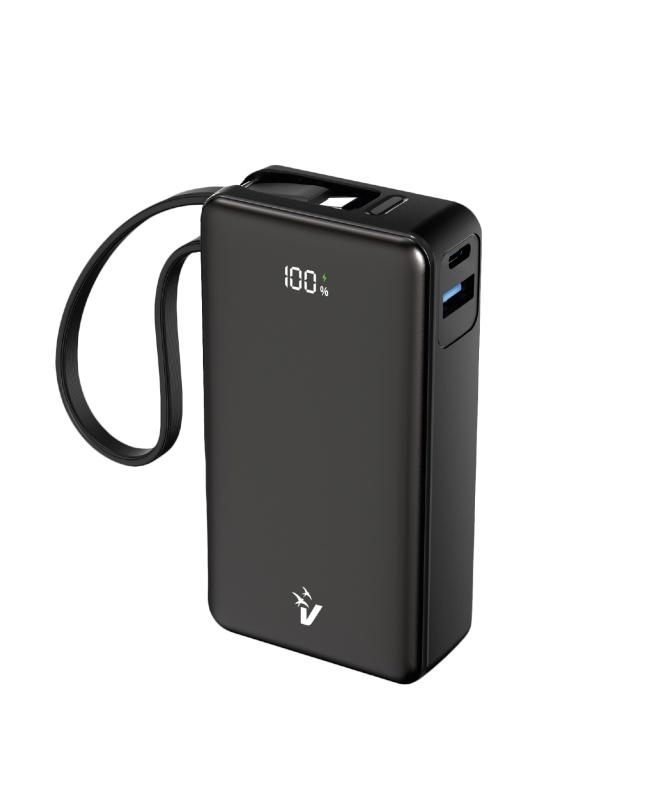 POWER BANK 10000 MAH QUICK CHARGE (VPB-LP10BK) TYPE-C NERO