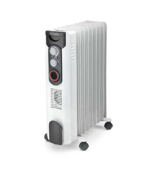 RADIATORE AD OLIO CALDORAD 9TT STUFETTA ELETTRICA - INTERNO 2000W - BIANCO