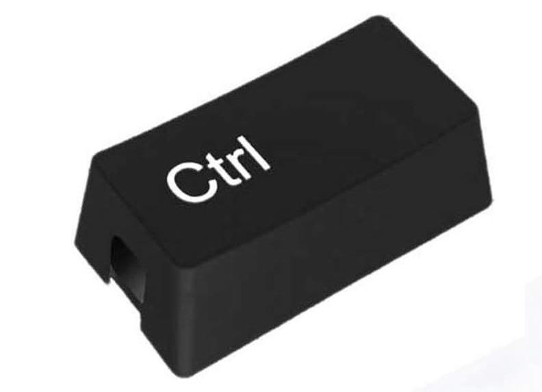 SCATOLA NASCONDI E ORGANIZZA CAVI - TASTO CTRL - NERA